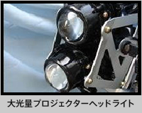大光量プロジェクターヘッドライト